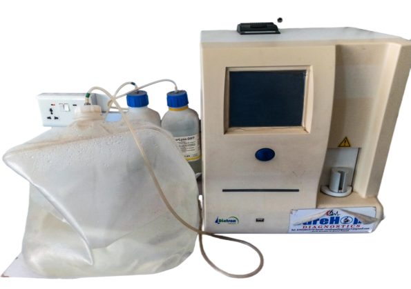3-part hematology analyzer in a diagnostic laboratory